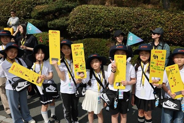 '넥센 · 세인트나인 Masters 2026' 대회장에서 진행된 KLPGA Kidz 골프캠프(2)