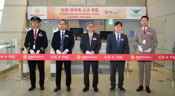 9G_썬푸꾸옥항공 취항식 장면 [사진=PAA]