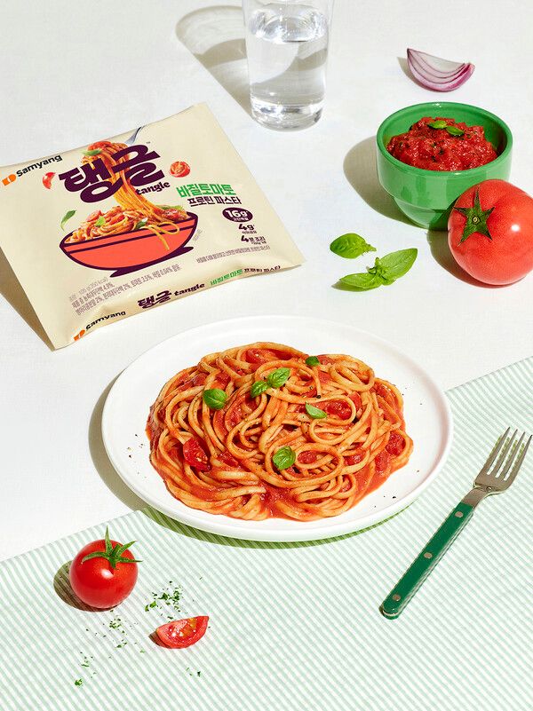 &nbsp;탱글 신제품 바질토마토 프로틴파스타