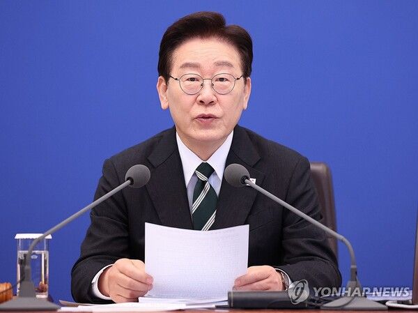 이재명 대통령, 국무회의 발언/연합뉴스