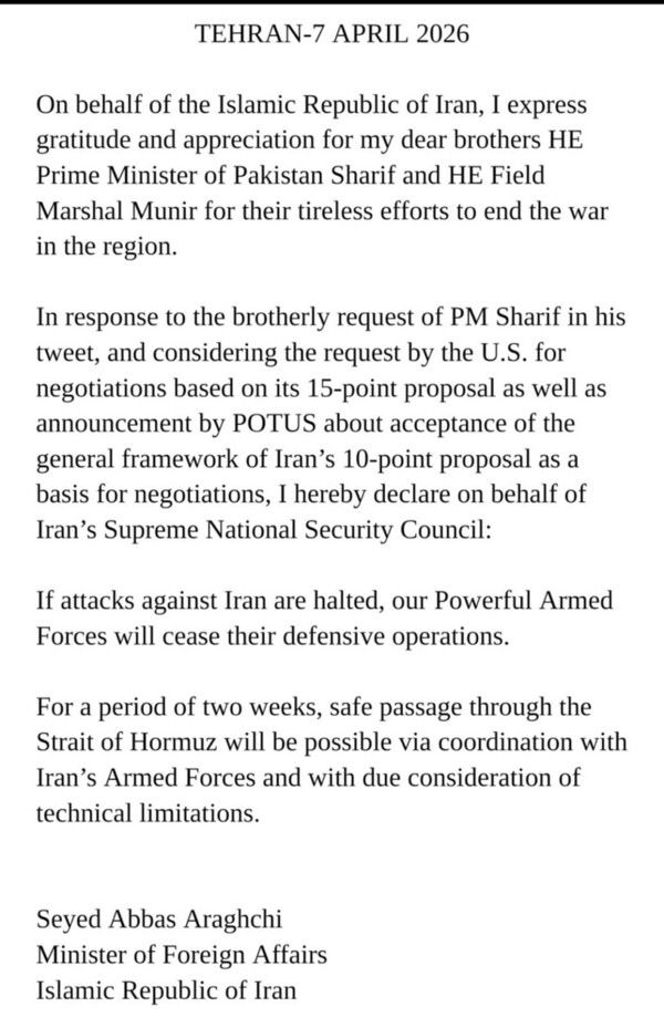 트럼프 대통령이 자신의 SNS에 올린 문서 [사진=트루스소셜]