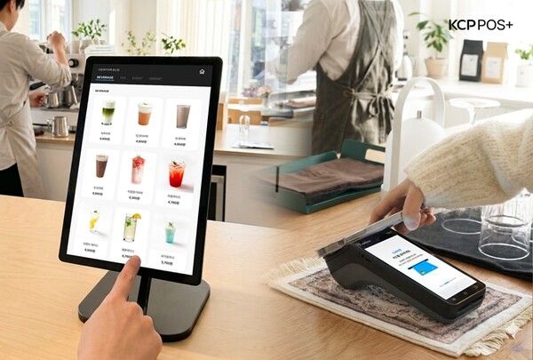  별도의 장비 구매 없이 '앱' 하나로 모든 결제 환경을 구현한 KCP POS+ /사진= NHN KCP