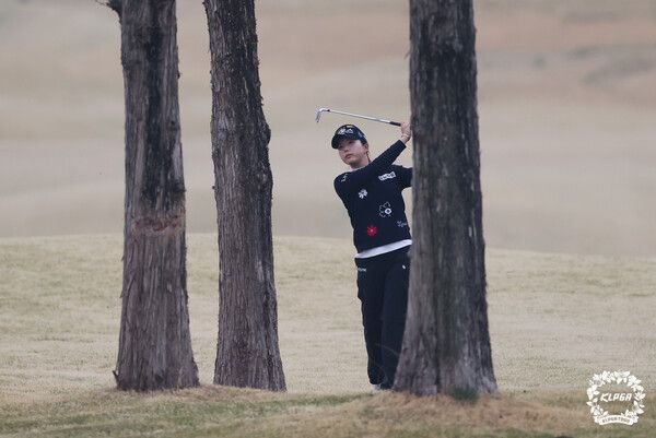 최예림 iM 금융오픈 1R 18번홀 드러블샷 (사진제공 KLPGA)