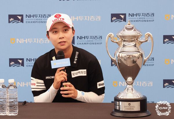 김효주 NH투자증권 LADIES CHAMPIONSHIP FR 미디어 우승 인터뷰 (사진제공 KLPGA)
