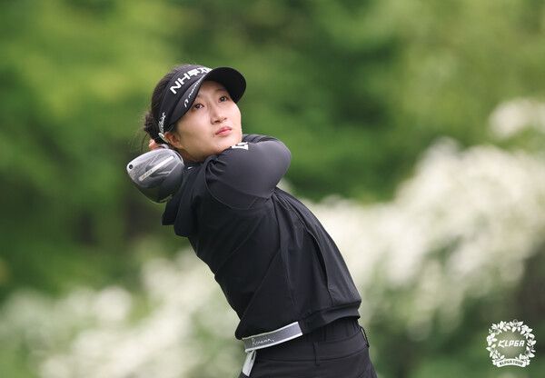 김시현 제1회 DB 위민스 챔피언십 3R 4번홀 티샷 (사진제공 KLPGA)