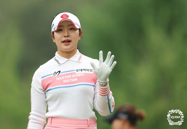 유현조 제1회 DB 위민스 챔피언십 3R 1번홀 파세이브 홀아웃 (사진제공 KLPGA)
