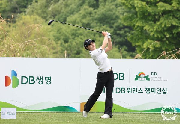 고지원 제1회 DB 위민스 챔피언십 3R 2번홀 티샷 (사진제공 KLPGA)
