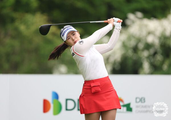 이다연 제1회 DB 위민스 챔피언십 3R 4번홀 티샷 (사진제공 KLPGA)