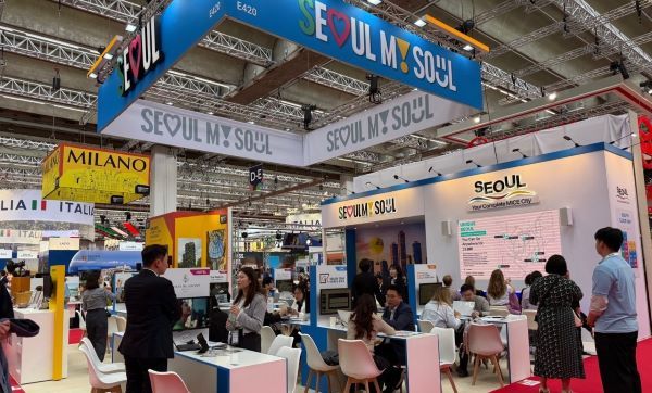 사흘간 바이어 대상 상담과 설명회를 적극적으로 추진하고 있는 ‘TEAM SEOUL’ [출처=서울관광재단]