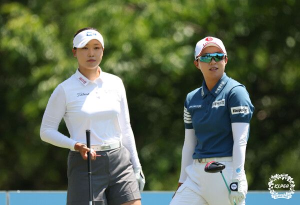 김민솔 김효주 NH투자증권 LADIES CHAMPIONSHIP 2R 4번홀 (사진제공 KLPGA)