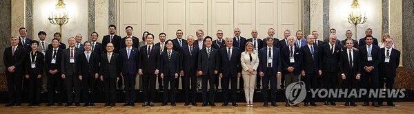 이재명 대통령, 비즈니스 라운드테이블 참석/연합뉴스