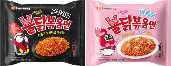 삼양식품 불닭 차세대 캐릭터 페포(PEPPO) 패키지 / 사진제공=삼양식품&nbsp;