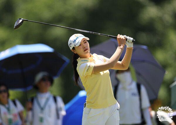 이가영 2026셀트리온 퀸즈 마스터즈 2R 4번홀 티샷(사진 KLPGA)