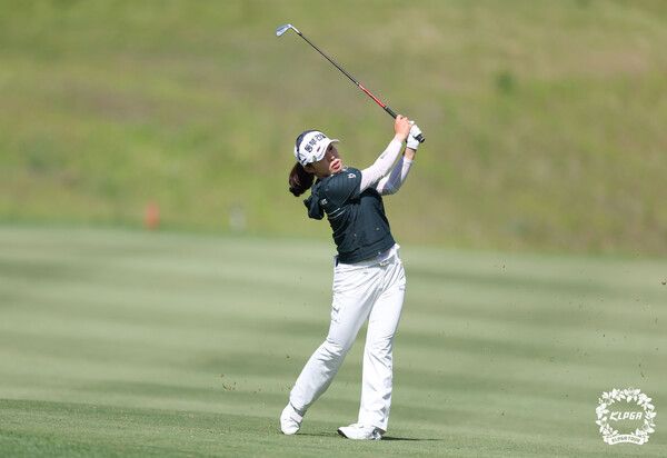 김수지 2026셀트리온 퀸즈 마스터즈 2R 13번홀 아이언샷 (사진 KLPGA)