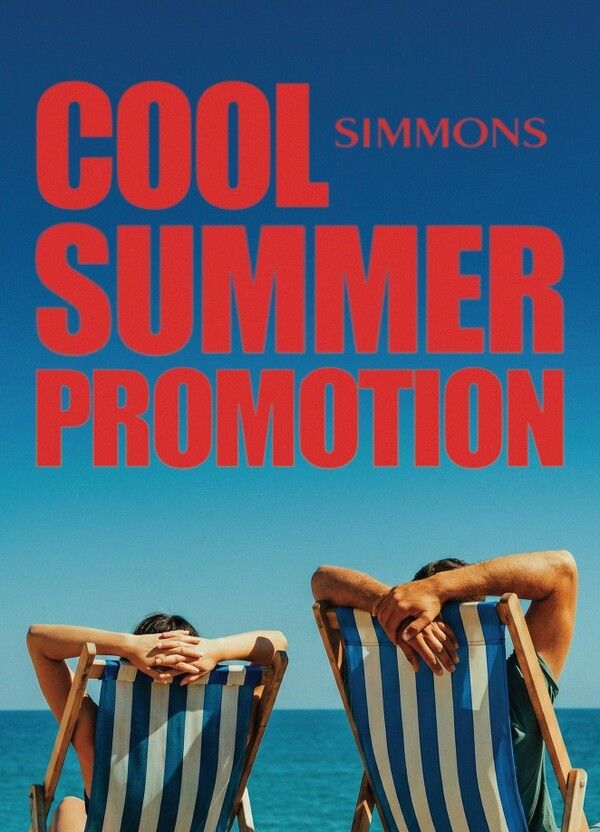 수면 전문 브랜드 시몬스가 본격적인 여름 시즌을 맞아'COOL SUMMER(쿨 썸머)' 프로모션을 전개한다