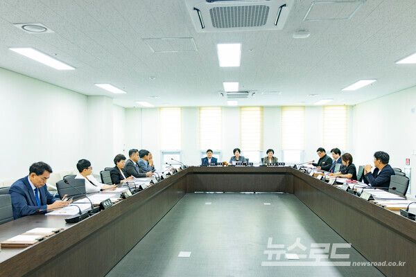 수원 군공항 화성시 이전에 대응하기 위한 특별위원회를 구성하고 임시회의를 진행하고 있다./사진=화성시의회&nbsp;