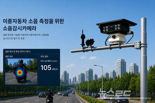 성남시 대왕판교로 고등삼거리~토끼마당삼거리 양방향에 설치하는 소음감시카메라 홍보 이미지./사진=성남시