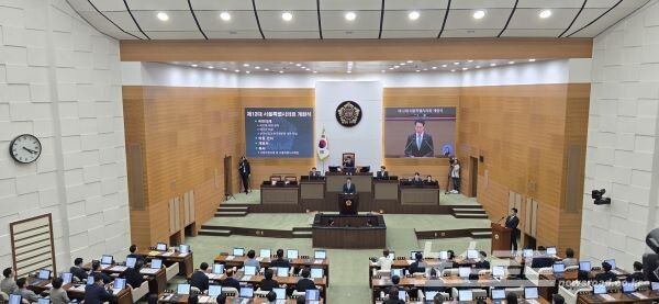 오세훈 서울시장이 축사를 하고 있다. [사진=서진수기자]