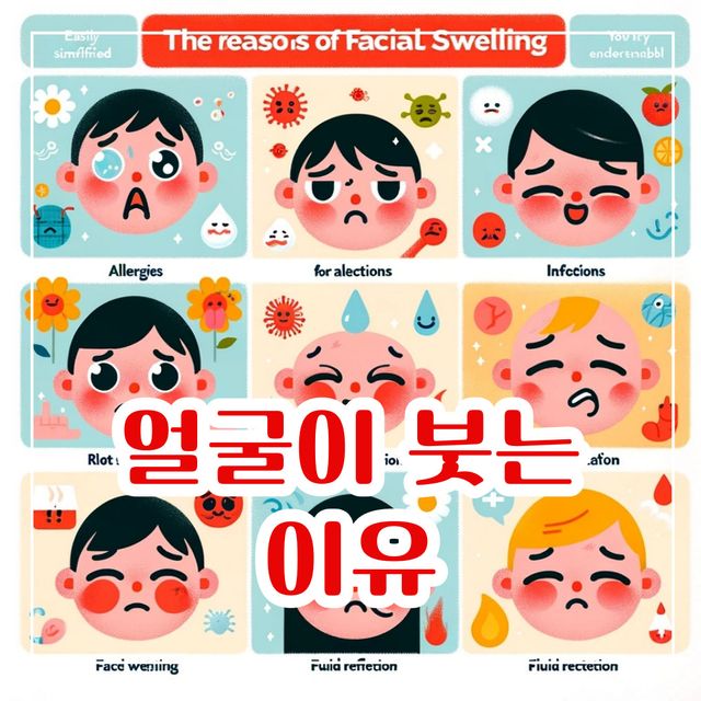 얼굴이 붓는 이유 18가지