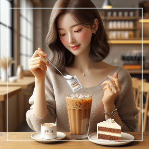 스테비아 알룰로스를 이용한 커피와 디저트