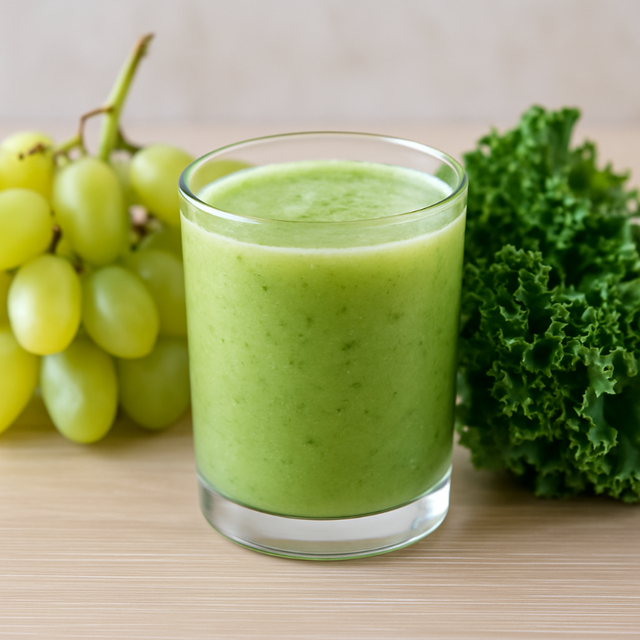 청포도 케일 연둣빛 주스