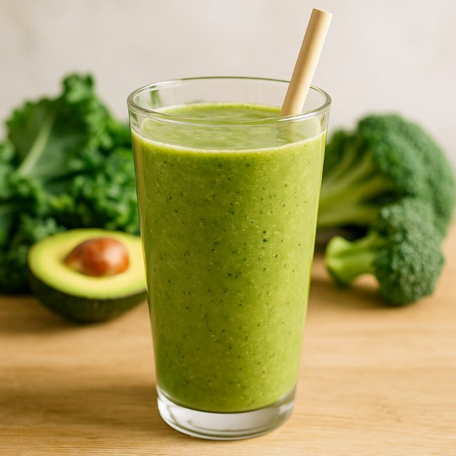 피로 개선에 좋은 항염 식단 스무디 완성 이미지