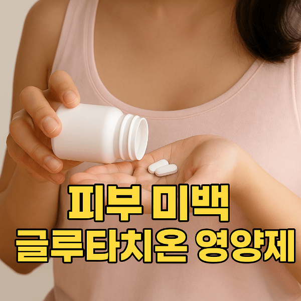 피부 미백 글루타치온 영양제