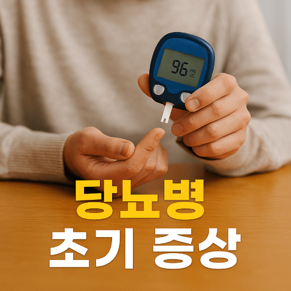 당뇨병 초기 증상 자가체크 혈당 측정기