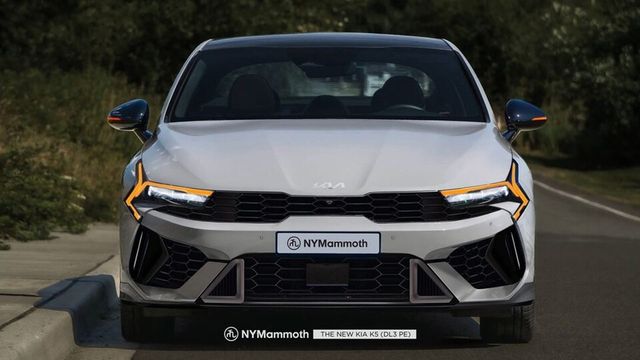 기아 'K5 페이스리프트' 예상도 (출처 : 뉴욕맘모스)