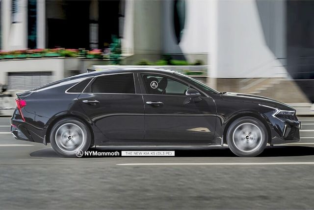 기아 'K5 페이스리프트' 예상도 (출처 : 뉴욕맘모스)