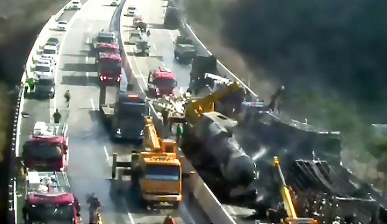 &nbsp;2019년 도로 결빙으로 인한 다중추돌 사고