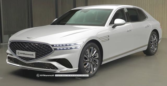 제네시스 'G90 페이스리프트' 예상도 (출처 : 뉴욕맘모스)