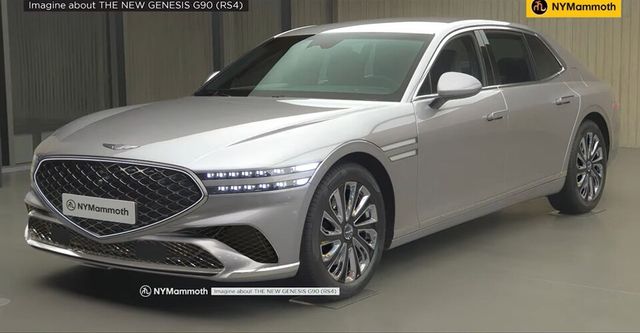 제네시스 'G90 페이스리프트' 예상도 (출처 : 뉴욕맘모스)