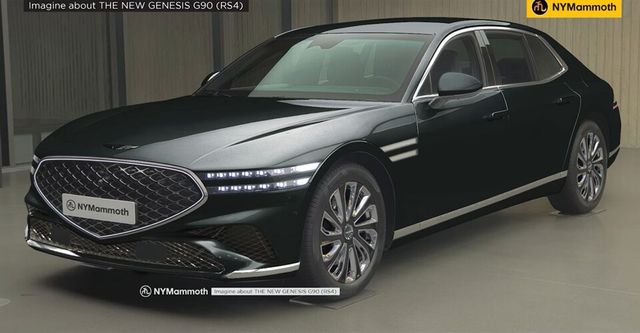 제네시스 'G90 페이스리프트' 예상도 (출처 : 뉴욕맘모스)