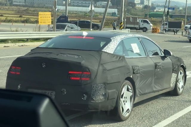 제네시스 'G80 전동화모델 페이스리프트' (출처 : 오토스파이넷)