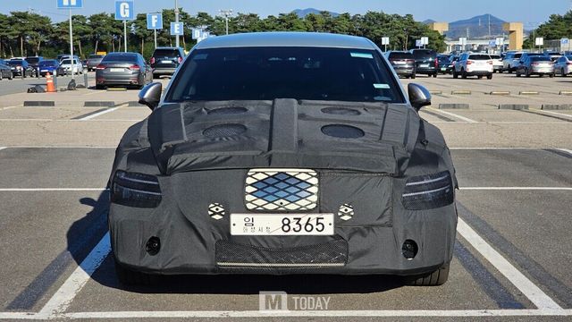 제네시스 'G80 전동화모델 페이스리프트' (구독자 제보)