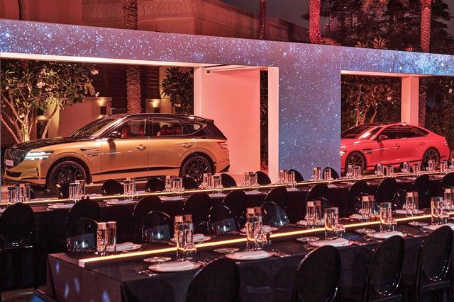 제네시스 'G80 퍼포먼스'와 'GV80 트와일라잇' (출처 : 인스타그램 ‘974exotics’)