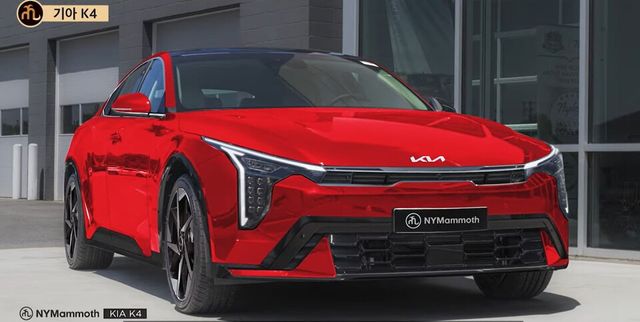 기아 'K4' 예상도 (출처 : 뉴욕맘모스)