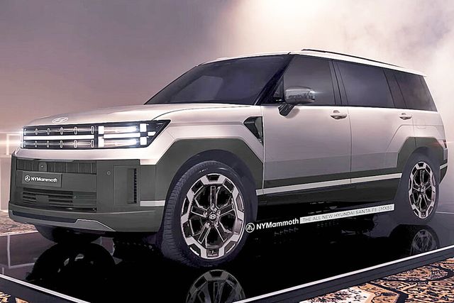 현대자동차 싼타페 풀체인지 예상도 (출처 : 뉴욕맘모스)