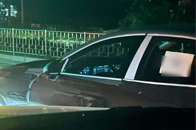 제네시스 G80 페이스리프트 테스트카 (출처 : 네이버 블로그 굳맨)