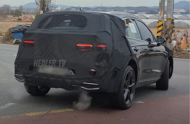 사진 : 제네시스 GV70 페이스리프트 테스트카 (출처=힐러TV)