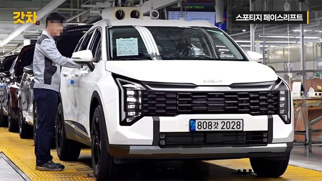 기아 '스포티지 페이스리프트' 예상도 (출처 : 갓차)