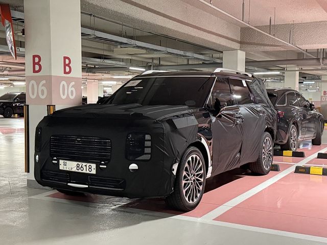 현대차 '팰리세이드 풀체인지' 테스트카 (출처 : 오토스파이넷)