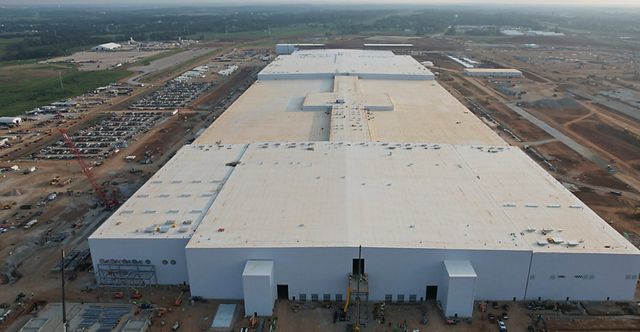 내년 상반기 가동을 앞두고 있는 블루오벌SK 배터리 공장