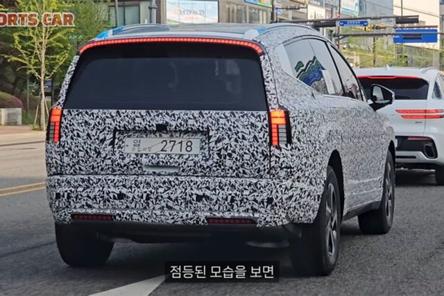 현대차 '아이오닉 9' 테스트카 (출처 : 숏카)