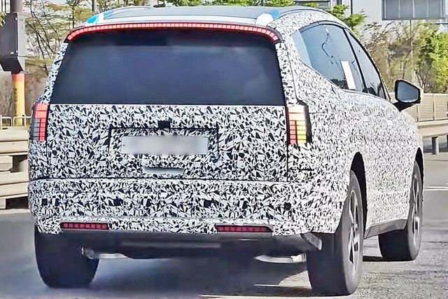 현대차 '아이오닉 9' 테스트카 (출처 : 숏카)