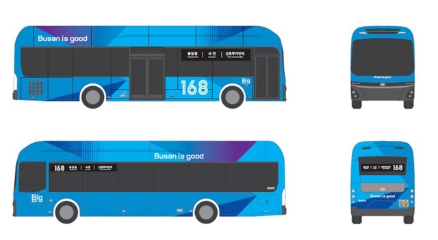 부산 시내버스 BIG BUS 일반 저상버스 디자인 / 자료 : 부산시