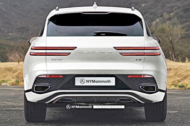 제네시스 'GV70 페이스리프트' 예상도 (출처 : 뉴욕맘모스)