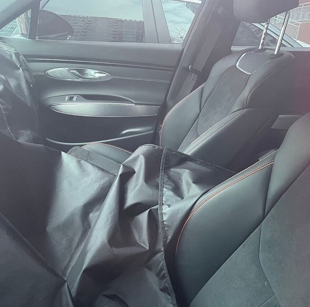 사진 : 제네시스 GV70 페이스리프트 테스트카 실내 (출처=남차카페)