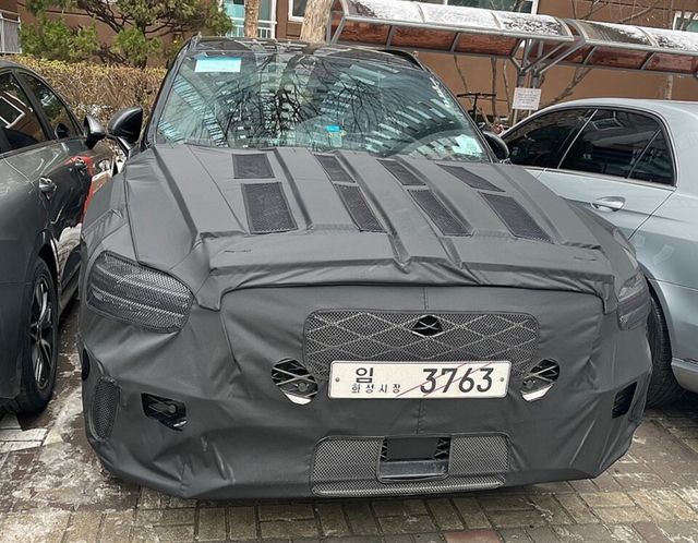 사진 : 제네시스 GV70 페이스리프트 테스트카 (출처=남차카페)